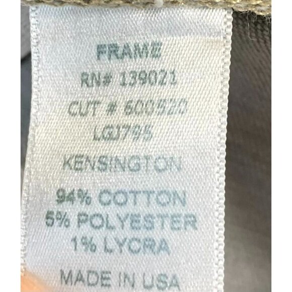 Frame Women Denim Jeans Size 31 Gray Le Garcon Skinny  Stretch Low Rise Button - Picture 9 of 9